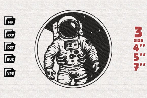 Astronaut Embroidery Review